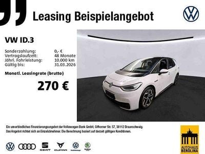 Gebraucht VW ID.3 Pro 150 kW (204 PS) 2022 Weiß Kleinwagen
