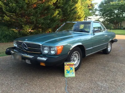 Gebraucht Mercedes SL380 155 PS (114 kW) 1983 Grün Cabrio