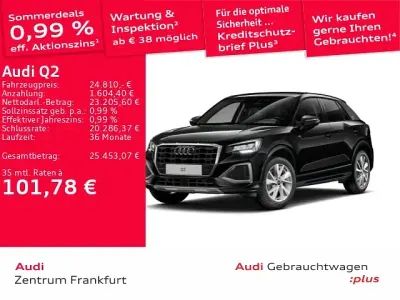 Gebraucht Audi Q2 Advanced Plus 116 PS (85 kW) 2025 Mythosschwarz metallic SUV