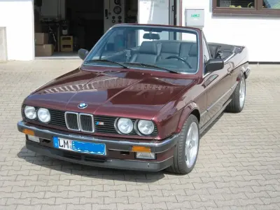 Gebraucht BMW 325 Cabriolet Performance 171 PS (125 kW) 1986 Rot Cabrio