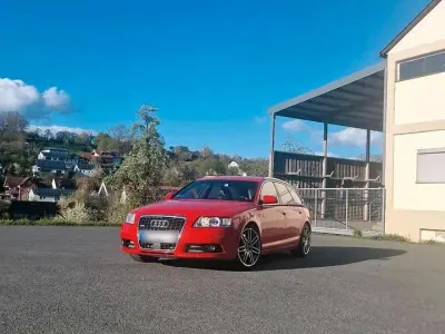 Używany Audi A6 S-Line 300 KM (220 kW) 2008 Czerwony Kombi