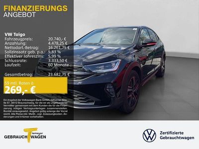 Usata VW Taigo Style 110 CV (80 kW) 2022 Nero SUV