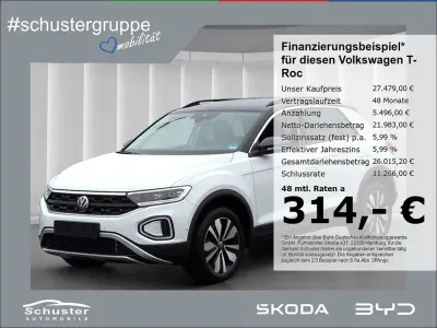Gebraucht VW T-Roc Goal 150 PS (110 kW) 2025 Weiß SUV