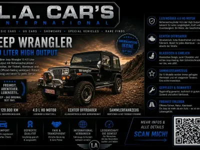 Gebraucht Jeep Wrangler 180 PS (132 kW) 1992 Schwarz SUV