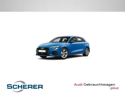 Second-hand Audi A3 S-Line 150 CP (110 kW) 2023 Albastru Berlinǎ