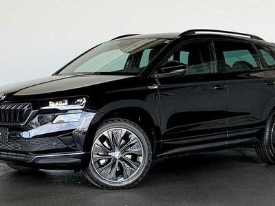 gebraucht Skoda Karoq 1,5 DSG Sportline AHK ACC DAB LED NAVI LHZ RFK SHZ