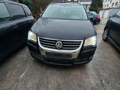 Brugt VW Touran 105 HK (77 kW) 2008 Sort MPV