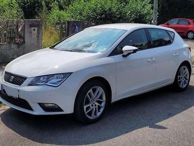 Usata Seat Leon Style 110 CV (80 kW) 2014 Bianco Utilitaria