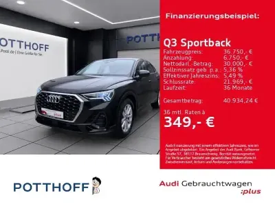 Gebraucht Audi Q3 Sportback Performance 150 PS (110 kW) 2025 Mythosschwarz metallic SUV