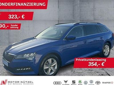 Second-hand Skoda Superb Ambition 150 CP (110 kW) 2023 Albastru Break