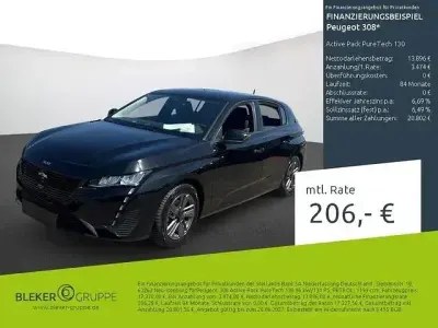 Gebraucht Peugeot 308 Active 131 PS (96 kW) 2023 Schwarz perla nera (metallic) Limousine