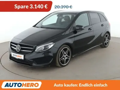 Gebraucht Mercedes B220 AMG line 177 PS (130 kW) 2015 Schwarz Kleinwagen