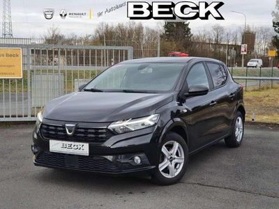 Perlmuttschwarz Gebraucht 2021 Dacia Sandero Comfort Kleinwagen | 15.555 € (Fairer Preis)