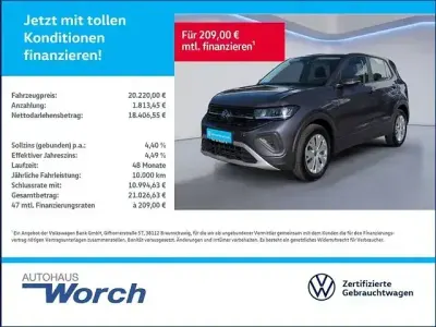 Używany VW T-Cross 95 KM (69 kW) 2025 Szary SUV
