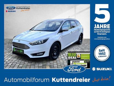 Gebraucht Ford Focus Titanium 125 PS (91 kW) 2018 Frostweiß Kombi