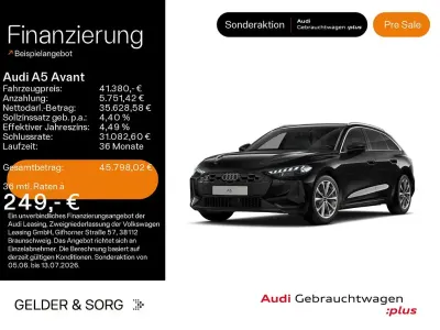 Gebraucht Audi A5 Sport 204 PS (150 kW) 2025 Mythosschwarz metallic Kombi