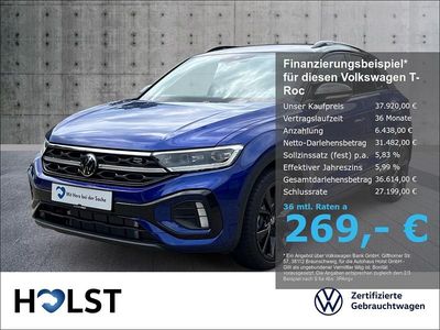 Neu VW T-Roc R-line 150 PS (110 kW) 2025 Blau SUV