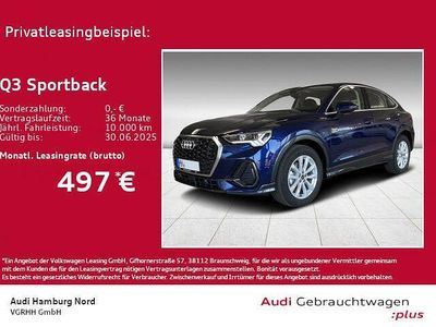 Gebraucht Audi Q3 Sportback Basis 150 PS (110 kW) 2024 Navarrablau metallic SUV