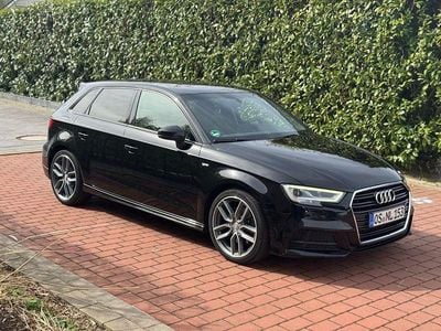 Używany Audi A3 S-Line 150 KM (110 kW) 2020 Czarny Sedan/Limuzyna