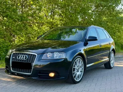 Brugt Audi A3 S-line plus 140 HK (102 kW) 2006 Sort Hatchback