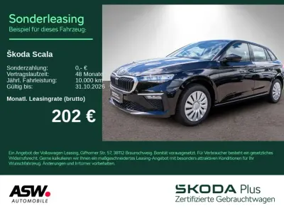 Gebraucht Skoda Scala Essence 116 PS (85 kW) 2025 Schwarzmagic perleffekt Kleinwagen