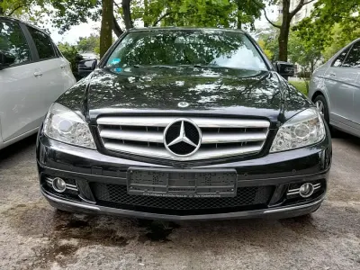 Brugt Mercedes C180 156 HK (114 kW) 2009 Sort Stationcar