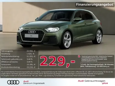 Gebraucht Audi A1 Sportback Advanced 95 PS (69 kW) 2025 Distriktgrün metallic Kleinwagen