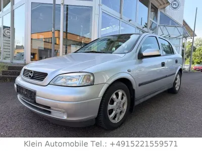Gebraucht Opel Astra Selection 84 PS (61 kW) 2002 Silber Limousine