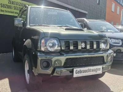 Gebraucht Suzuki Jimny Club 86 PS (63 kW) 2015 Cool khaki pearl met. SUV