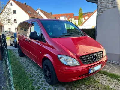Brugt Mercedes Viano 116 HK (85 kW) 2009 Rød MPV