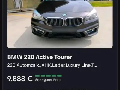Gebraucht BMW 220 Luxury Line 192 PS (141 kW) 2015 Andere farben Limousine