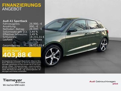 Gebraucht Audi A1 Sportback S-Line 150 PS (110 kW) 2024 Grün Kleinwagen