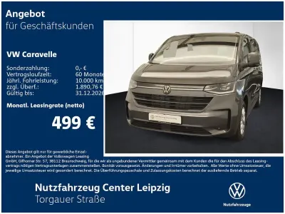 Neu VW Caravelle Style 170 PS (125 kW) 2025 Grau Van