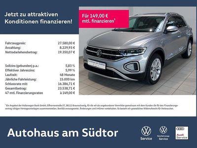 Second-hand VW T-Roc Style 150 CP (110 kW) 2024 Argintiu SUV