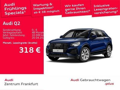 Gebraucht Audi Q2 Advanced Plus 150 PS (110 kW) 2025 Navarrablau metallic SUV