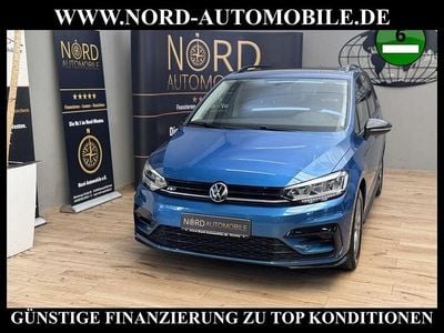 Gebraucht VW Touran R-line 150 PS (110 kW) 2022 Caribbean blue metallic (metallic) Van / Kleinbus