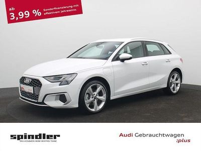 Gletscherweiß metallic Gebraucht 2024 Audi A3 Sportback e-tron Advanced Plus Kleinwagen | 34.480 €