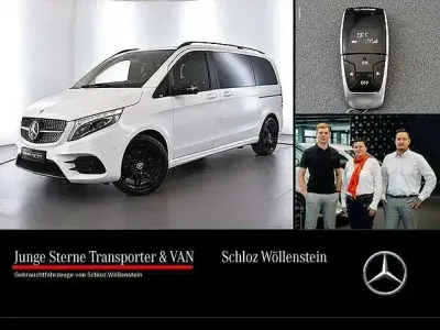 Gebraucht Mercedes V250 Avantgarde 190 PS (139 kW) 2021 Bergkristallweiß metallic Van / Kleinbus