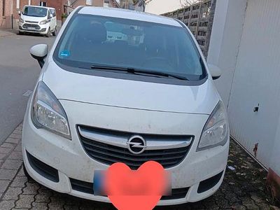 Gebraucht Opel Meriva 101 PS (74 kW) 2014 Weiß Van / Kleinbus
