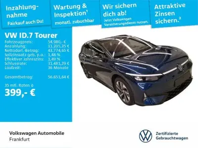 Gebraucht VW ID.7 GTX 250 kW (340 PS) 2025 Blau Kombi