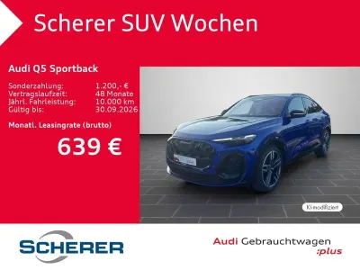 Gebraucht Audi Q5 Sportback Advanced Plus 204 PS (150 kW) 2025 Ultrablau metallic (metallic) SUV