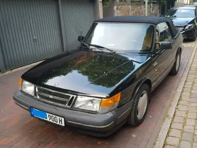 Gebraucht Saab 900 Cabriolet 160 PS (117 kW) 1990 Schwarz Cabrio