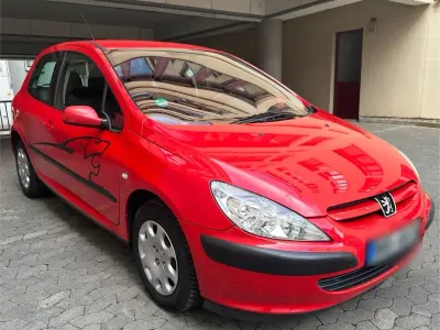 Gebraucht Peugeot 307 109 PS (80 kW) 2002 Rot Kleinwagen