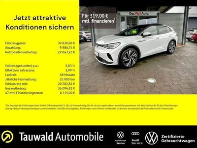 Gletscherweiß metallic Gebraucht 2022 VW ID.4 GTX SUV | 39.830 € (Etwas zu teuer)