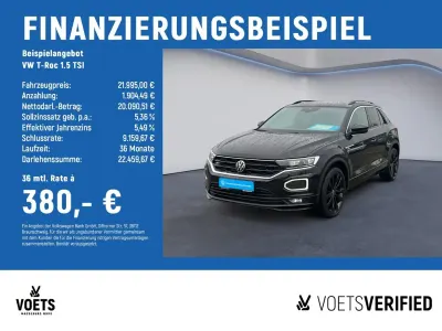 Gebraucht VW T-Roc R-line 150 PS (110 kW) 2021 Schwarz SUV