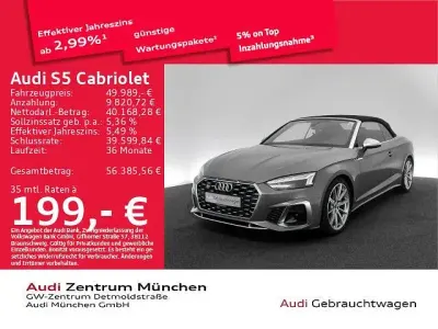 Gebraucht Audi S5 Cabriolet Comfort 354 PS (260 kW) 2024 Chronosgrau metallic Cabrio