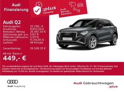 Gebraucht Audi Q2 S-Line 150 PS (110 kW) 2025 Daytonagrau perleffekt SUV