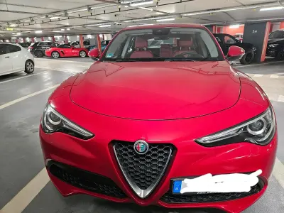 Brugt Alfa Romeo Stelvio Super 200 HK (147 kW) 2017 Rød SUV