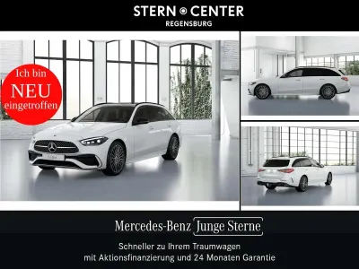 Gebraucht Mercedes C300 AMG 258 PS (189 kW) 2022 Unilack polarweiß Kombi