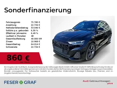 Brugt Audi Q8 S-Line 286 HK (210 kW) 2025 Sort SUV